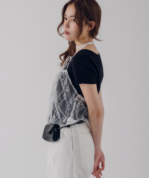 MUHET(ミュエータ)の「2 way synthetic leather mini flap pouch / 2wayシンセティックレザーミニポーチ(ボディバッグ/ウエストポーチ・レディース・ブラウン/ブラック・FREE)」の3枚目の写真