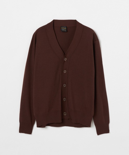 HELIOPOLE(エリオポール)の「<Letroyes> HENRI (V CARDIGAN) / アンリ Vネックカーディガン(ニット/セーター・レディース・アイボリー/ネイビー/グリーン/レッド/ブラウン・1/2)」の2枚目の写真