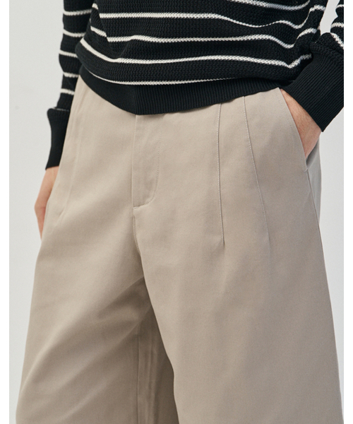 WORK ON BODY OFF（ワークオンボディオフ）の「クレワイドコットンチノパンツ[ベージュ]（その他パンツ・メンズ・ベージュ・LARGE/MEDIUM/X-LARGE）」の8枚目の写真