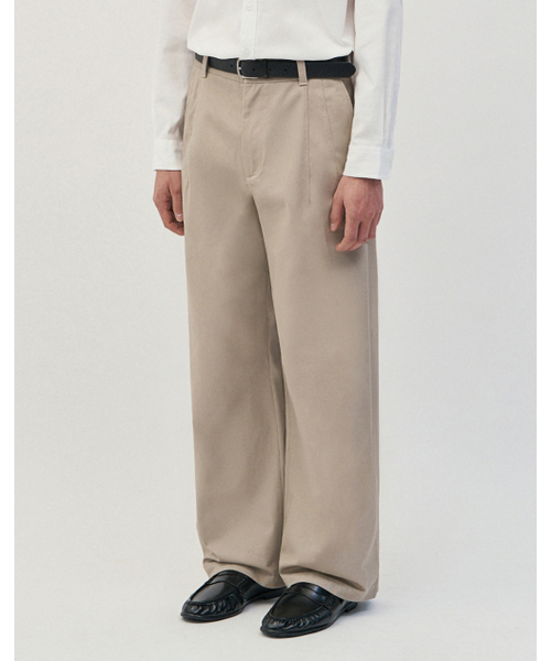WORK ON BODY OFF（ワークオンボディオフ）の「クレワイドコットンチノパンツ[ベージュ]（その他パンツ・メンズ・ベージュ・LARGE/MEDIUM/X-LARGE）」の9枚目の写真