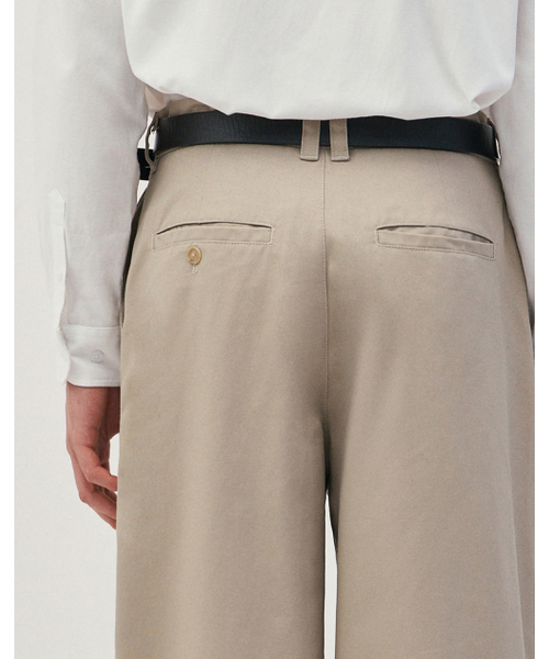 WORK ON BODY OFF（ワークオンボディオフ）の「クレワイドコットンチノパンツ[ベージュ]（その他パンツ・メンズ・ベージュ・LARGE/MEDIUM/X-LARGE）」の11枚目の写真