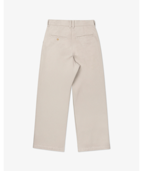 WORK ON BODY OFF（ワークオンボディオフ）の「クレワイドコットンチノパンツ[ベージュ]（その他パンツ・メンズ・ベージュ・LARGE/MEDIUM/X-LARGE）」の2枚目の写真