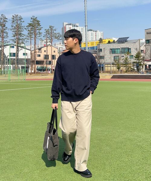 WORK ON BODY OFF（ワークオンボディオフ）の「クレワイドコットンチノパンツ[ベージュ]（その他パンツ・メンズ・ベージュ・LARGE/MEDIUM/X-LARGE）」の5枚目の写真
