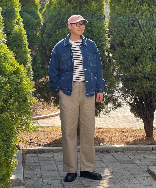 WORK ON BODY OFF（ワークオンボディオフ）の「クレワイドコットンチノパンツ[ベージュ]（その他パンツ・メンズ・ベージュ・LARGE/MEDIUM/X-LARGE）」の6枚目の写真