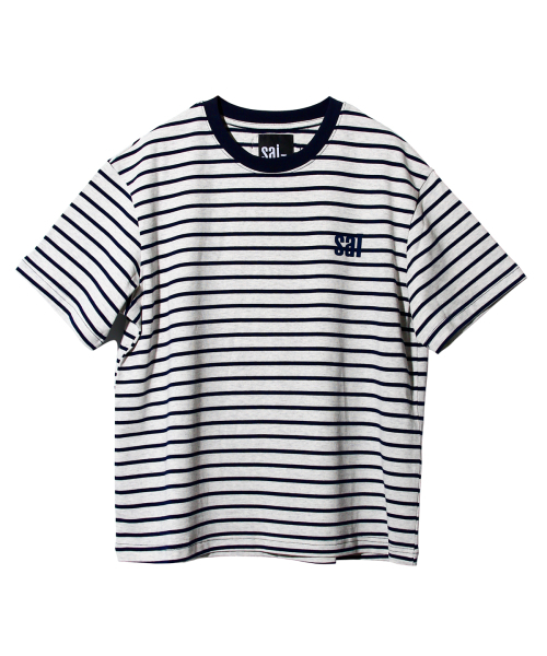 SAILAS（サイラス）の「T06 ストライプリンガー_NV（Tシャツ/カットソー・レディース・その他・LARGE/MEDIUM/SMALL）」の2枚目の写真