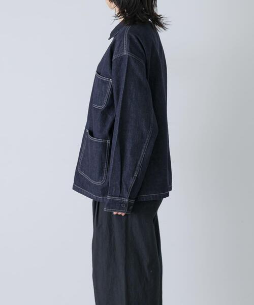 かぐれ(カグレ)の「『ユニセックス』デニムカバーオール(カバーオール・レディース・インディゴブルー・2/1)」の7枚目の写真