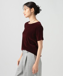 BAYFLOW | シアーベロア半袖Tシャツ(Tシャツ/カットソー)