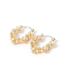 ビジューラウンドピアス / 1055759