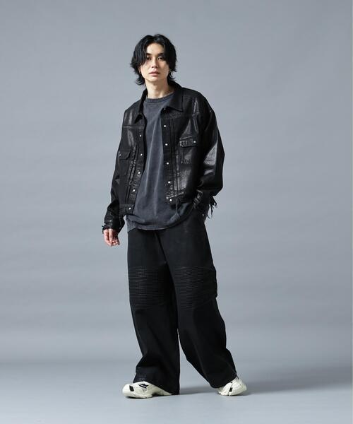 DANKE SCHON（ダンケシェーン）の「DankeSchon/ダンケシェーン/RUBBER DENIM JACKET 2nd（デニムジャケット・レディース・ブラック/その他4・M/S/L）」の14枚目の写真