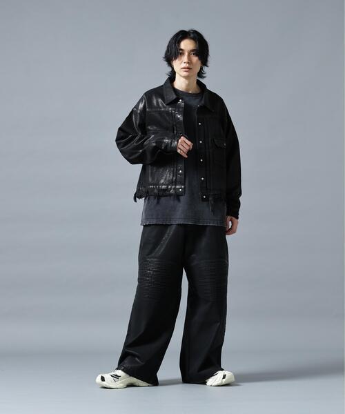 DANKE SCHON（ダンケシェーン）の「DankeSchon/ダンケシェーン/RUBBER DENIM JACKET 2nd（デニムジャケット・レディース・ブラック/その他4・M/S/L）」の15枚目の写真