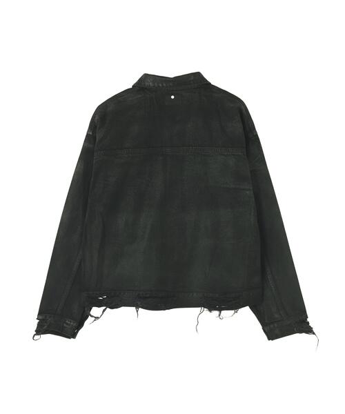 DANKE SCHON（ダンケシェーン）の「DankeSchon/ダンケシェーン/RUBBER DENIM JACKET 2nd（デニムジャケット・レディース・ブラック/その他4・M/S/L）」の17枚目の写真