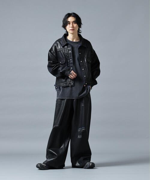 DANKE SCHON（ダンケシェーン）の「DankeSchon/ダンケシェーン/RUBBER DENIM JACKET 2nd（デニムジャケット・レディース・ブラック/その他4・M/S/L）」の20枚目の写真