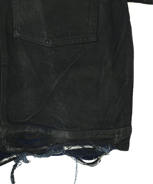 DANKE SCHON（ダンケシェーン）の「DankeSchon/ダンケシェーン/RUBBER DENIM JACKET 2nd（デニムジャケット・レディース・ブラック/その他4・M/S/L）」の6枚目の写真