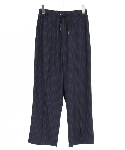 CAMBIO(カンビオ)の「mp15326- Pinstripe Pinched Tuck Wide Straight Pants ワイドストレートパンツ(CAM26AW-025)(その他パンツ・メンズ・ブラック/ネイビー/ブルー・S/M/L)」の22枚目の写真