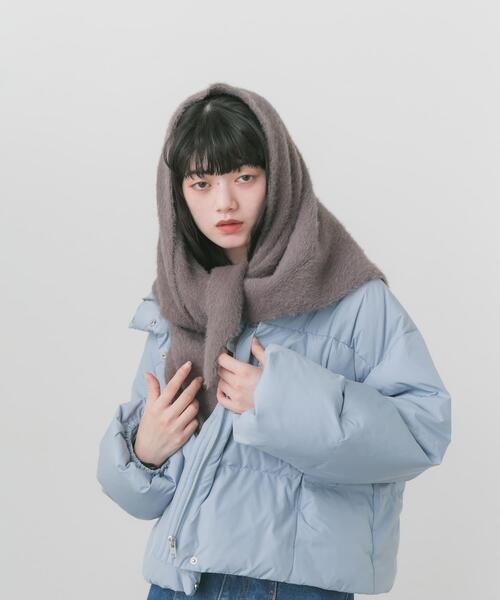 SMELLY(スメリー)の「『WEB/一部店舗限定カラー』シャギーサンカクマフラー(マフラー・レディース・ブラウン/ブラック/グレー/ライトブルー・-)」の15枚目の写真