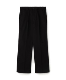 コットンドリルツイル ワイドバレルパンツ