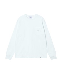 SMALL LINE PATCH POCKET LS T-SHIRT