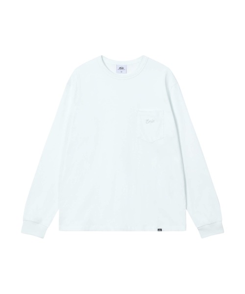 EMIS（イミス）の「SMALL LINE PATCH POCKET LS T-SHIRT（Tシャツ/カットソー・レディース・ブルー/ブラウン/グレー・SMALL/MEDIUM）」の10枚目の写真