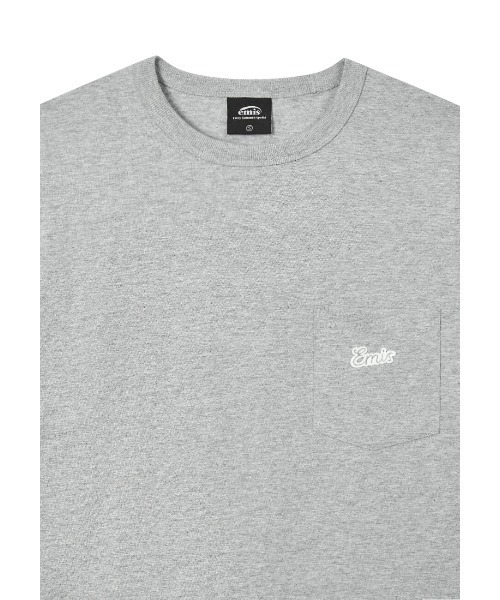 EMIS（イミス）の「SMALL LINE PATCH POCKET LS T-SHIRT（Tシャツ/カットソー・レディース・ブルー/ブラウン/グレー・SMALL/MEDIUM）」の22枚目の写真