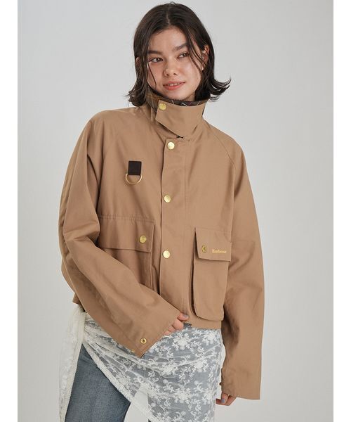 Mila Owen(ミラオーウェン)の「【BARBOUR】別注SPEY ショート(ブルゾン・レディース・ベージュ/アイボリー/ブラック・F)」の15枚目の写真