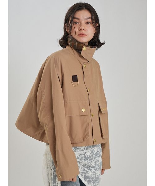 Mila Owen(ミラオーウェン)の「【BARBOUR】別注SPEY ショート(ブルゾン・レディース・ベージュ/アイボリー/ブラック・F)」の16枚目の写真