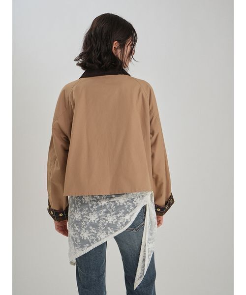 Mila Owen(ミラオーウェン)の「【BARBOUR】別注SPEY ショート(ブルゾン・レディース・ベージュ/アイボリー/ブラック・F)」の17枚目の写真
