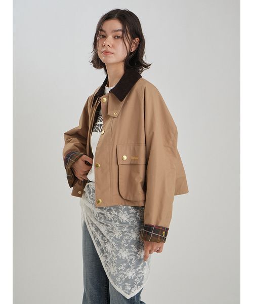 Mila Owen(ミラオーウェン)の「【BARBOUR】別注SPEY ショート(ブルゾン・レディース・ベージュ/アイボリー/ブラック・F)」の19枚目の写真
