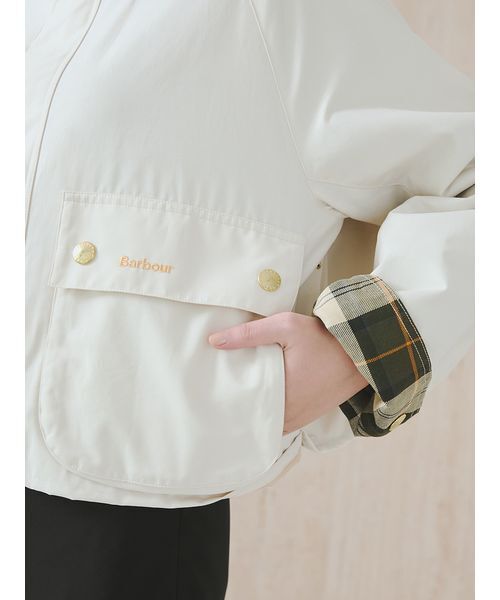 Mila Owen(ミラオーウェン)の「【BARBOUR】別注SPEY ショート(ブルゾン・レディース・ベージュ/アイボリー/ブラック・F)」の12枚目の写真