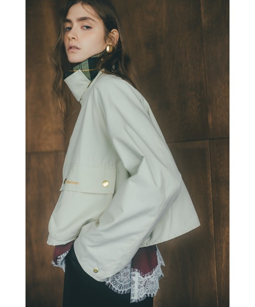 Mila Owen(ミラオーウェン)の「【BARBOUR】別注SPEY ショート(ブルゾン・レディース・ベージュ/アイボリー/ブラック・F)」の1枚目の写真