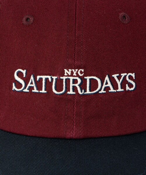 Saturdays NYC(サタデーズ ニューヨークシティ )の「NYC Saturdays Cap(キャップ・メンズ・キナリ/ワイン/ブラック・FREE)」の17枚目の写真