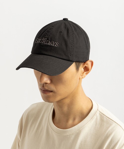 Saturdays NYC(サタデーズ ニューヨークシティ )の「NYC Saturdays Cap(キャップ・メンズ・キナリ/ワイン/ブラック・FREE)」の1枚目の写真