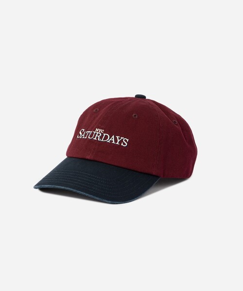 Saturdays NYC(サタデーズ ニューヨークシティ )の「NYC Saturdays Cap(キャップ・メンズ・キナリ/ワイン/ブラック・FREE)」の8枚目の写真