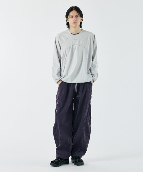 SANRO（サンロ）の「[ユニセックス] クイックドライリフレクティブプリントプルオーバーTシャツ - アイスグレー（Tシャツ/カットソー・メンズ・その他・SMALL/MEDIUM/LARGE/X-LARGE）」の2枚目の写真