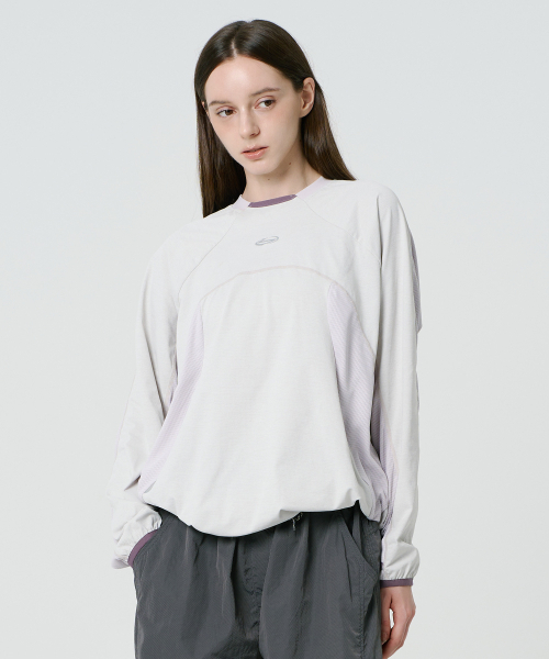 SANRO（サンロ）の「[ユニセックス] クイックドライリフレクティブプリントプルオーバーTシャツ - アイスグレー（Tシャツ/カットソー・メンズ・その他・SMALL/MEDIUM/LARGE/X-LARGE）」の5枚目の写真