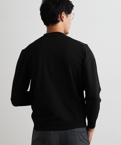 THE SHOP TK (ザ ショップ ティーケー )の「【ビジネス対応/洗濯機OK】モックネックニット(ニット/セーター・メンズ・ブラック/ダークブラウン/アイボリー・02/03/04)」の16枚目の写真