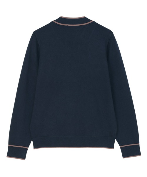 TOKYO SHIRTS(トウキョウシャツ)の「ニット 配色ボウタイ プルオーバー 長袖 レディース(ニット/セーター・レディース・ネイビー/ブラウン・M/L)」の10枚目の写真