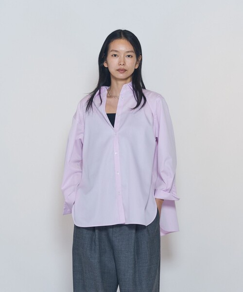 1er Arrondissement(プルミエアロンディスモン)の「シャンブレーシャツ(シャツ/ブラウス・レディース・サックスブルー/ピンク・36/38)」の1枚目の写真