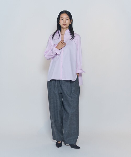 1er Arrondissement(プルミエアロンディスモン)の「シャンブレーシャツ(シャツ/ブラウス・レディース・サックスブルー/ピンク・36/38)」の5枚目の写真