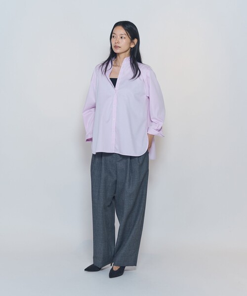 1er Arrondissement(プルミエアロンディスモン)の「シャンブレーシャツ(シャツ/ブラウス・レディース・サックスブルー/ピンク・36/38)」の7枚目の写真