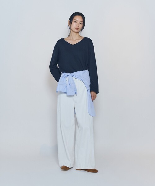 1er Arrondissement(プルミエアロンディスモン)の「シャンブレーシャツ(シャツ/ブラウス・レディース・サックスブルー/ピンク・36/38)」の20枚目の写真
