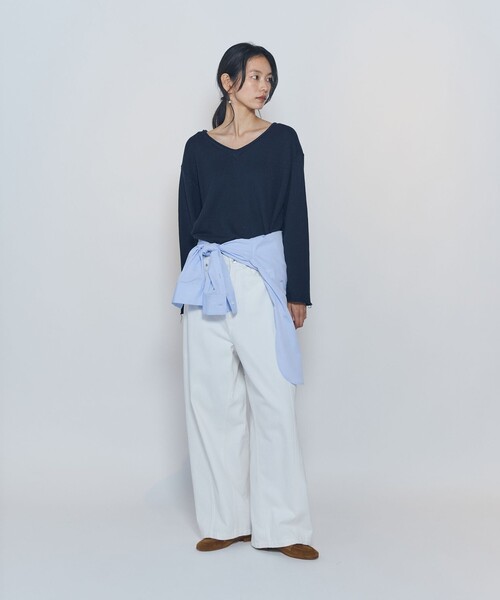 1er Arrondissement(プルミエアロンディスモン)の「シャンブレーシャツ(シャツ/ブラウス・レディース・サックスブルー/ピンク・36/38)」の21枚目の写真
