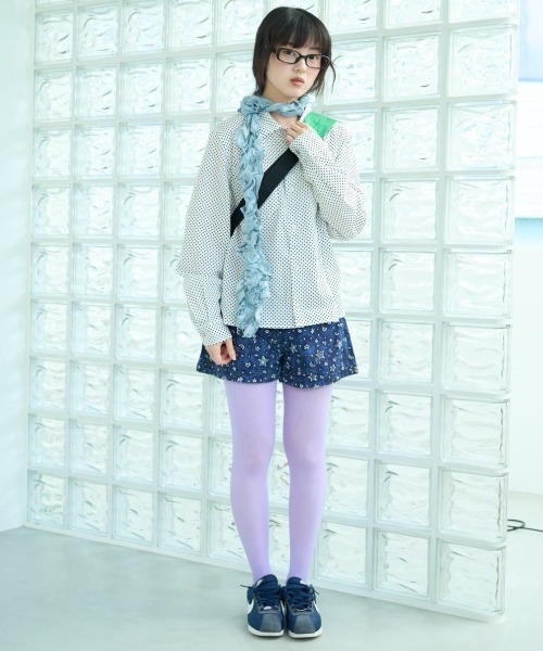 common gull products.(コモンガルプロダクツ)の「白昼の眠気にドットロングスリーブシャツ(シャツ/ブラウス・レディース・ベージュ系/ネイビー/ホワイト系/ピンク系・SMALL/LARGE/MEDIUM)」の20枚目の写真