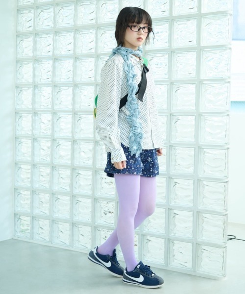 common gull products.(コモンガルプロダクツ)の「白昼の眠気にドットロングスリーブシャツ(シャツ/ブラウス・レディース・ベージュ系/ネイビー/ホワイト系/ピンク系・SMALL/LARGE/MEDIUM)」の21枚目の写真