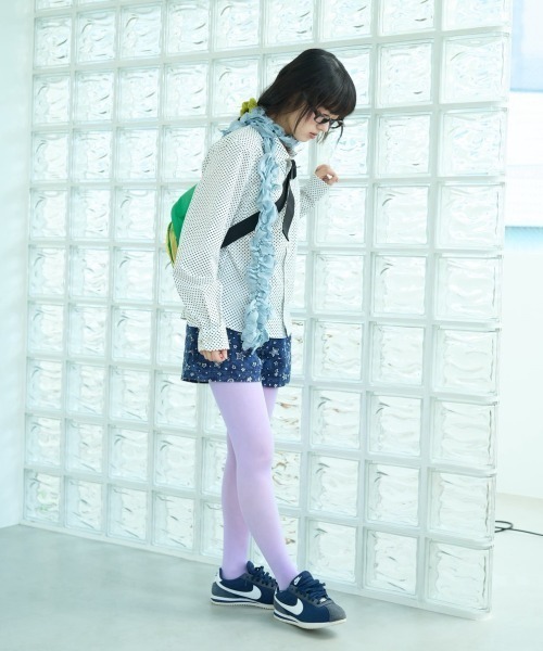 common gull products.(コモンガルプロダクツ)の「白昼の眠気にドットロングスリーブシャツ(シャツ/ブラウス・レディース・ベージュ系/ネイビー/ホワイト系/ピンク系・SMALL/LARGE/MEDIUM)」の22枚目の写真