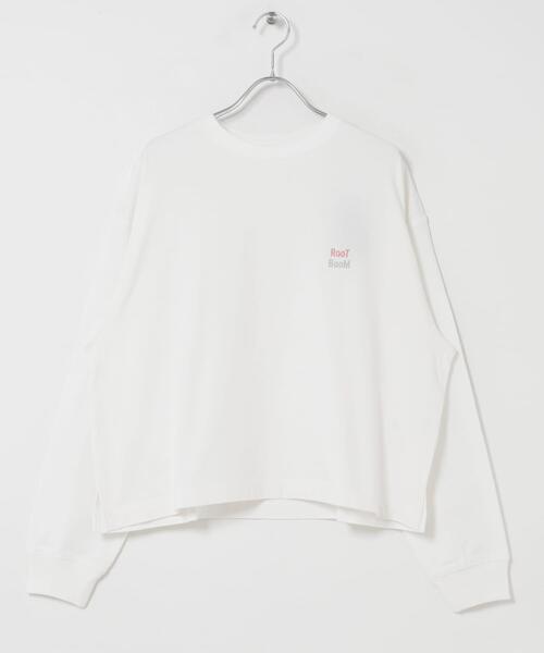 URBAN RESEARCH DOORS(アーバンリサーチドアーズ)の「GrowOrganic 刺しゅうロングスリーブTシャツ(Tシャツ/カットソー・レディース・チャコールグレー/バーガンディー/オフホワイト・FREE)」の10枚目の写真