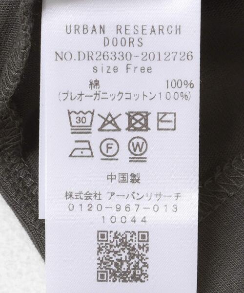 URBAN RESEARCH DOORS(アーバンリサーチドアーズ)の「GrowOrganic 刺しゅうロングスリーブTシャツ(Tシャツ/カットソー・レディース・チャコールグレー/バーガンディー/オフホワイト・FREE)」の21枚目の写真