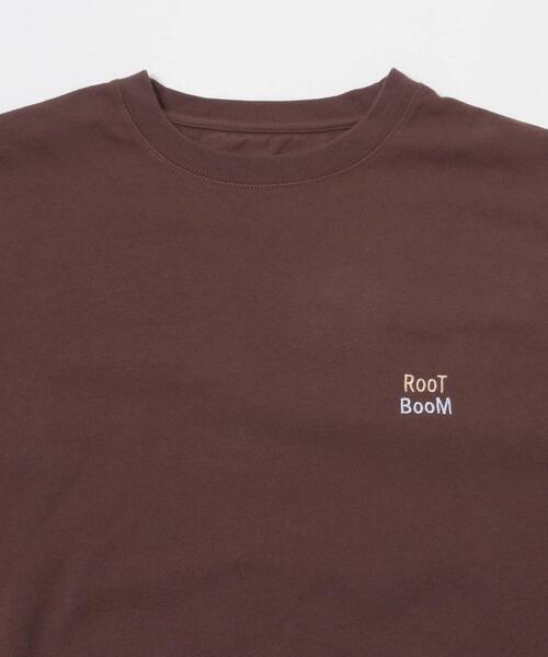 URBAN RESEARCH DOORS(アーバンリサーチドアーズ)の「GrowOrganic 刺しゅうロングスリーブTシャツ(Tシャツ/カットソー・レディース・チャコールグレー/バーガンディー/オフホワイト・FREE)」の6枚目の写真