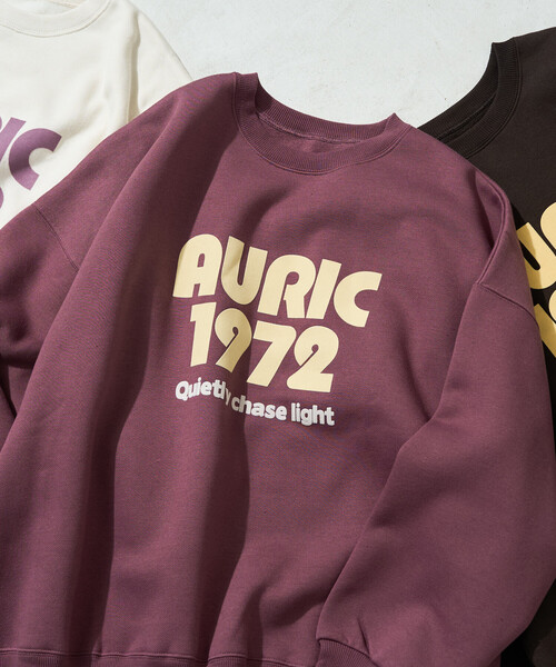 FREAK'S STORE(フリークスストア)の「限定展開 AURIC フロッキー プリント 裏起毛 スウェット(スウェット・レディース・チャコール/ブラウン/グレー/ワイン/ナチュラル・フリ-)」の16枚目の写真