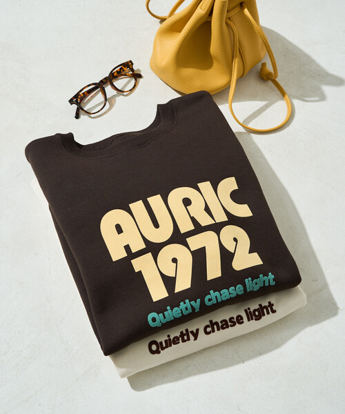 FREAK'S STORE(フリークスストア)の「限定展開 AURIC フロッキー プリント 裏起毛 スウェット(スウェット・レディース・チャコール/ブラウン/グレー/ワイン/ナチュラル・フリ-)」の21枚目の写真