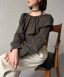 シャツ/ブラウス チョーカー」に該当するトップスファッション通販
